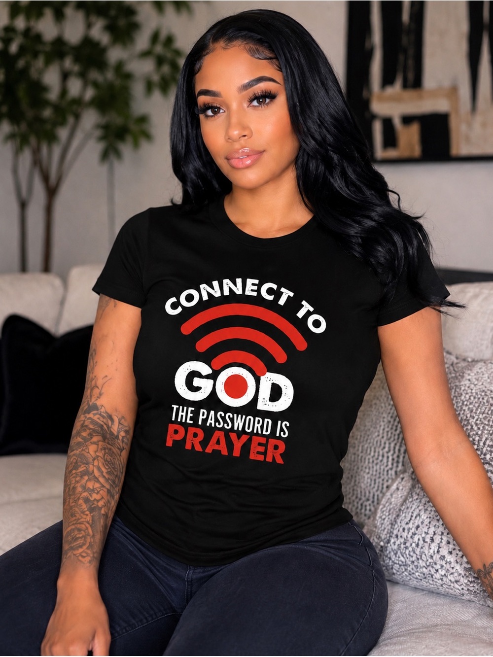 Connect to god T-shirt